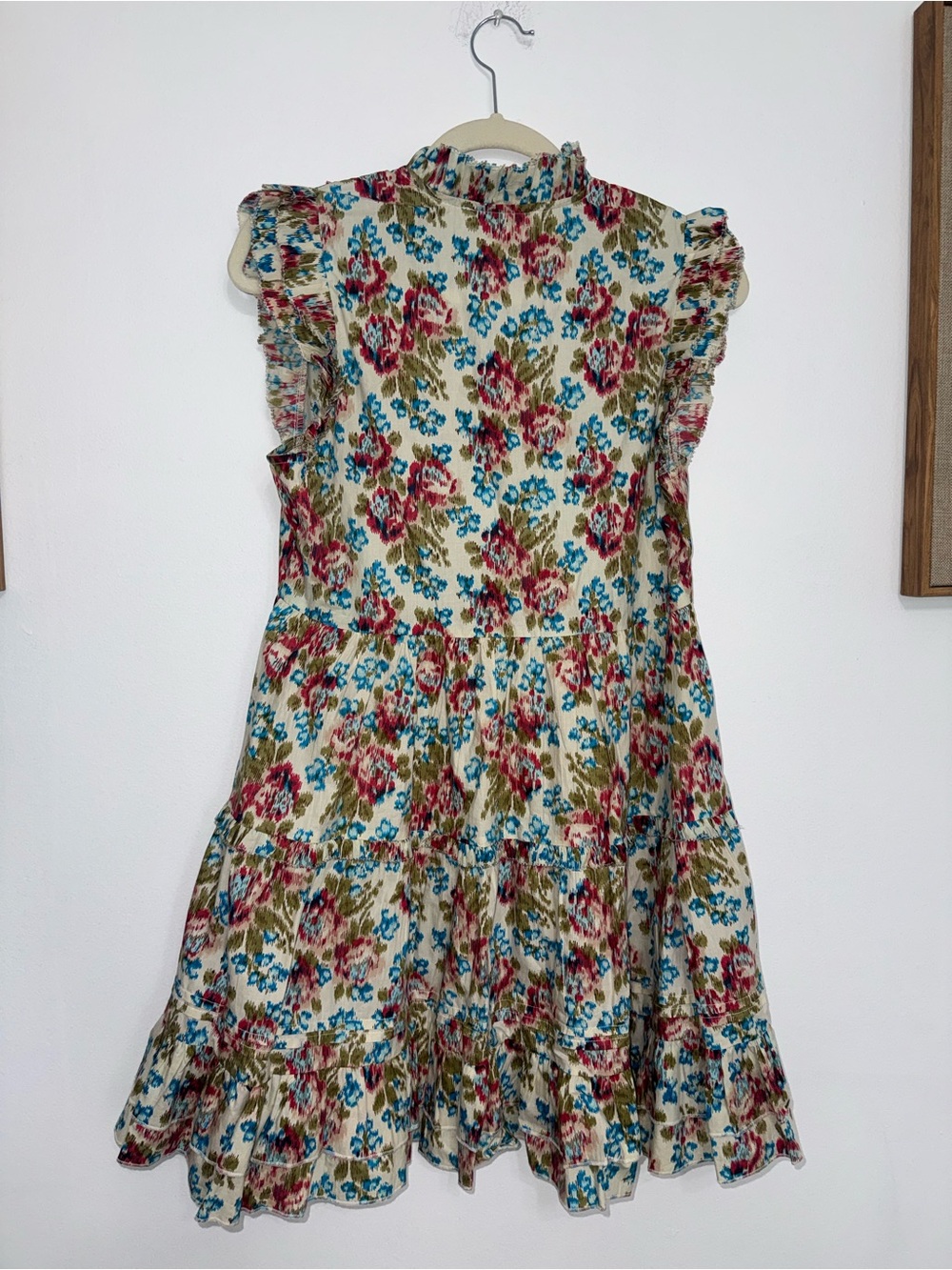 Caroline Constas White Floral Mini Dress with Multicolor Print - Picture 8 of 9